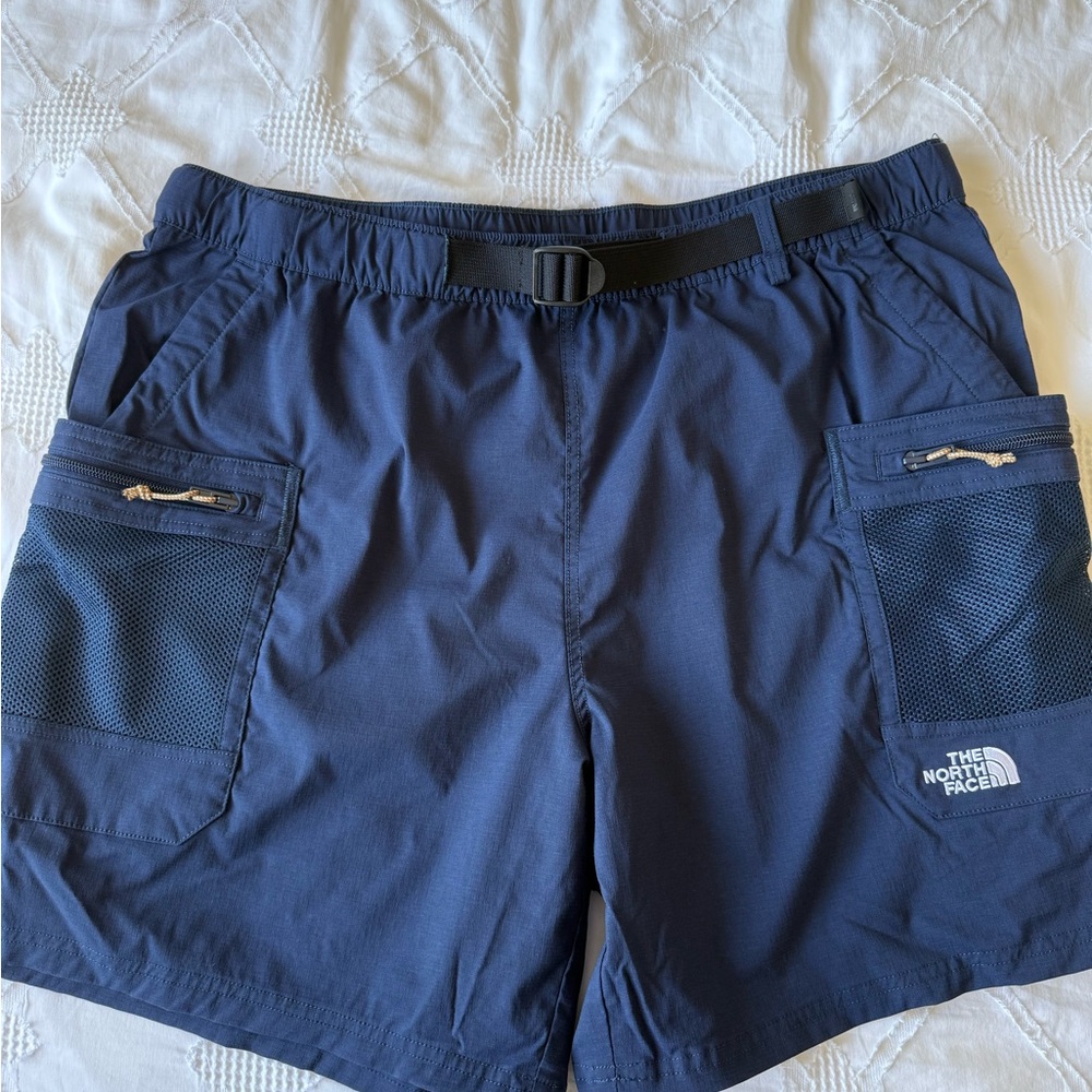 The North Face Blue Elastic Waist Shorts